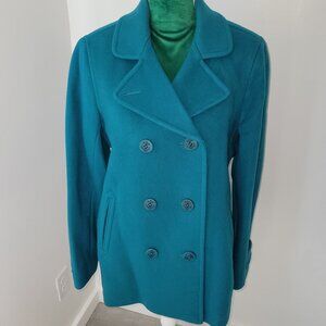 L.L. Bean lambswool peacoat size 12